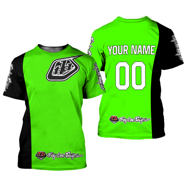CUSTOM NAME RACING | BLACK GREEN | TROYLEEDESIGNS - Image 2