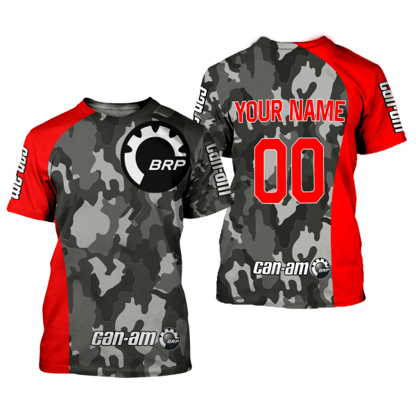 CUSTOM NAME RACING | RED CAMO | CAN-AM - Image 2