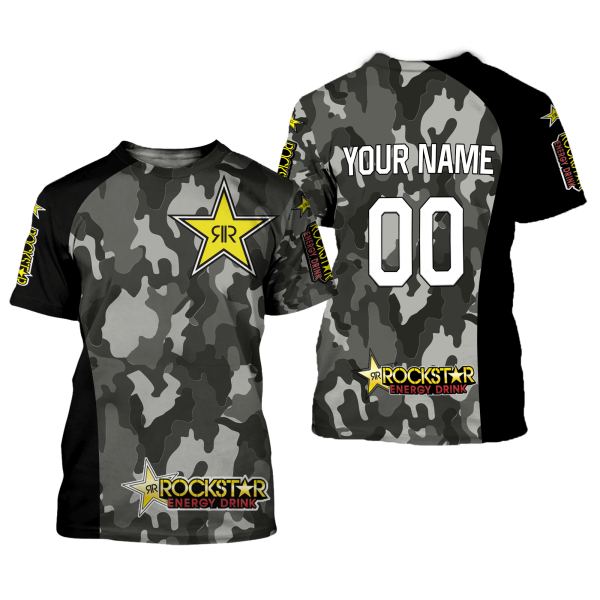 CUSTOM NAME RACING | BLACK CAMO | ROCKSTARS - Image 2