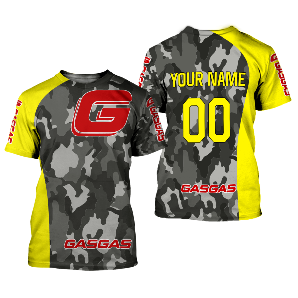 CUSTOM NAME RACING | YELLOW CAMO | GASGAS - Image 2