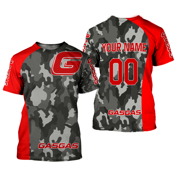 CUSTOM NAME RACING | RED CAMO | GASGAS - Image 2