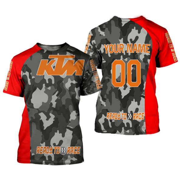 CUSTOM NAME RACING | RED CAMO | KTM V1 - Image 2