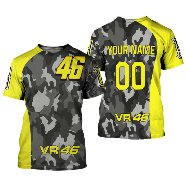 CUSTOM NAME RACING | YELLOW CAMO | 46VR - Image 2