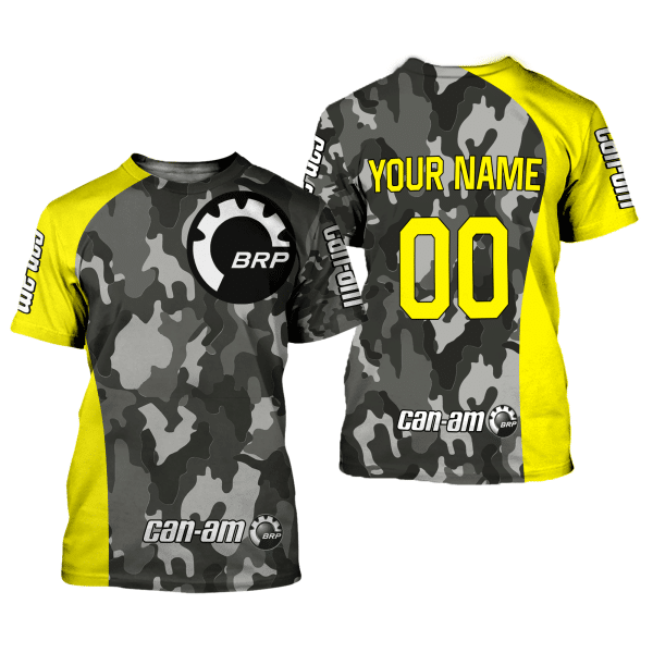CUSTOM NAME RACING | YELLOW CAMO | CAN-AM - Image 2