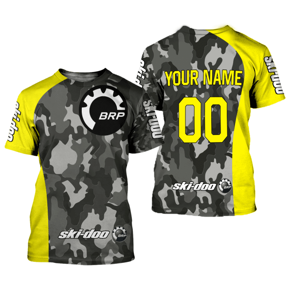 CUSTOM NAME RACING | YELLOW CAMO | SKI DOO - Image 2