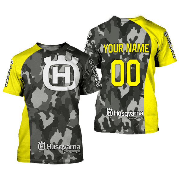 CUSTOM NAME RACING | YELLOW CAMO | HUSQVARNA - Image 2