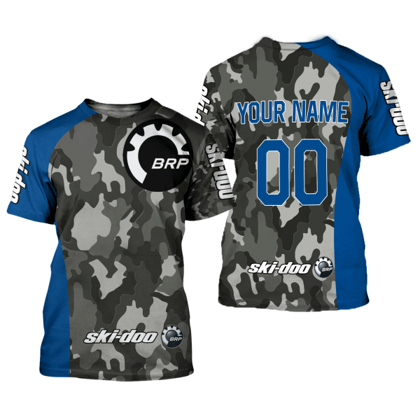 CUSTOM NAME RACING | BLUE CAMO | SKI DOO - Image 2