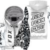[PREMIUM] JUST FNKN SEND IT WHITE FLEECE HOODIE