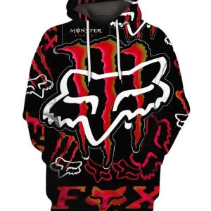 MEN WOMEN FOX 3D HOODIE, FOX HOODIE