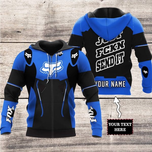 MOTOCROSS PERSONALIZED FX RACING V2 | COLOR BLUE-BLACK - Image 2