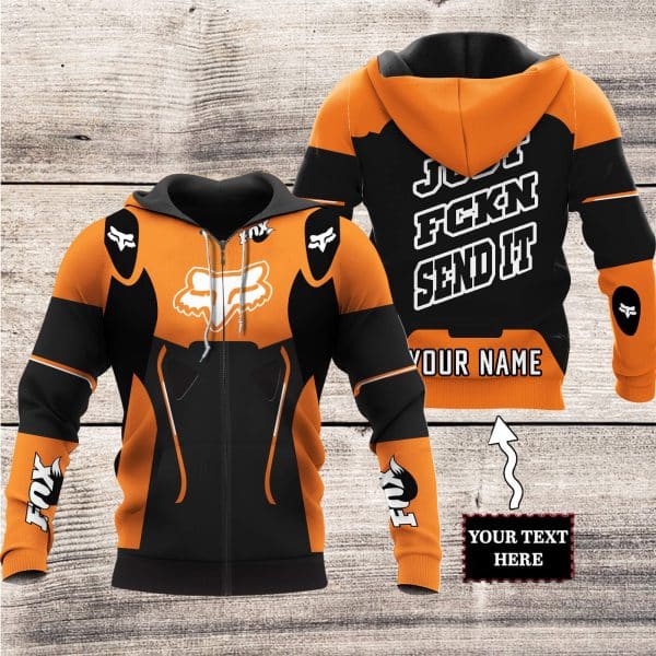 MOTOCROSS PERSONALIZED FX RACING V2 | COLOR ORANGE-BLACK - Image 2