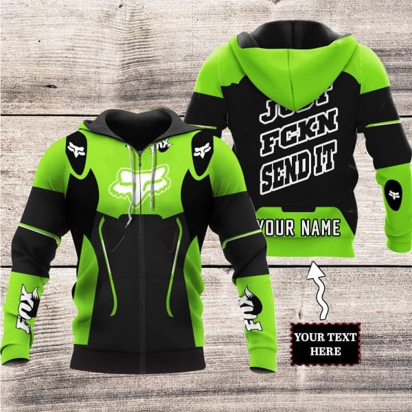 MOTOCROSS PERSONALIZED FX RACING V2 | COLOR GREEN-BLACK - Image 2