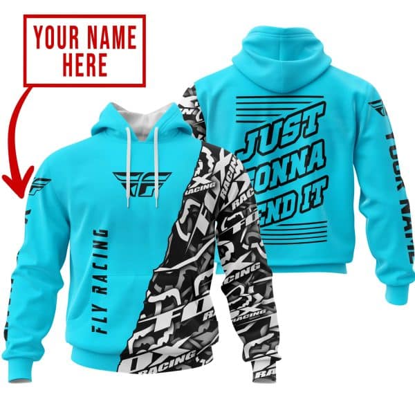 JUST GONNA SEND IT | FLY RACING SKY BLUE | KID & ADULT