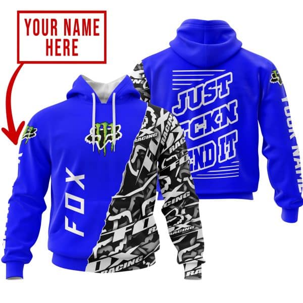 CUSTOM NAME RACING | FOX MONSTER RACING BLUE