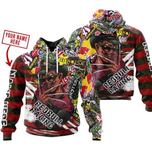 FREDDY KRUEGER REDBULL RACING | HOODIE & JERSEY | KID-YOUTH & ADULT