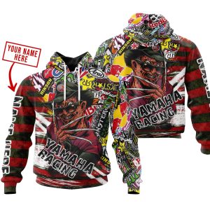 FREDDY KRUEGER YAMAHA RED RACING | HOODIE & JERSEY | KID-YOUTH & ADULT