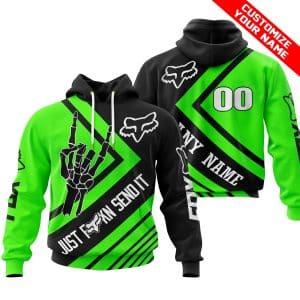 JUST FCKN SEND IT - FOX RACING GREEN | HOODIE & JERSEY | KID-YOUTH & ADULT