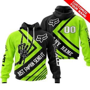 JUST FCKN SEND IT - FOX RACING NEON | HOODIE & JERSEY | KID-YOUTH & ADULT