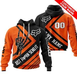 JUST FCKN SEND IT - FOX RACING ORANGE | HOODIE & JERSEY | KID-YOUTH & ADULT