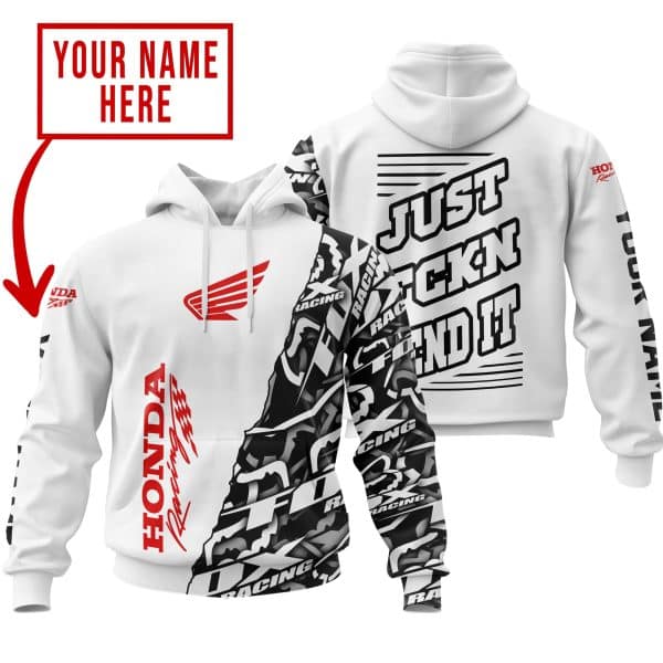 CUSTOM NAME RACING | HONDA RACING WHITE
