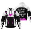 TOO FAST TO LIVE TOO YOUNG TO DIE – FOX RACING – WHITE PINK