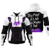 TOO FAST TO LIVE TOO YOUNG TO DIE – FOX RACING – WHITE PURPLE