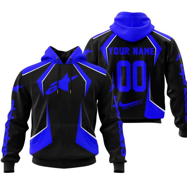 LIMITED EDITION - CUSTOM NAME ALPINESTARS - BLUE
