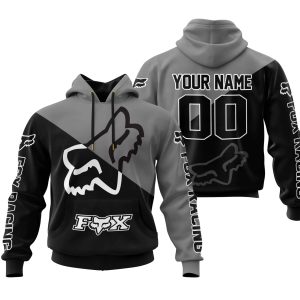 PREMIUM GIFT - CUSTOM NAME - FOX RACING - GREY