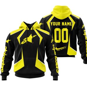 LIMITED EDITION - CUSTOM NAME ALPINESTARS - YELLOW