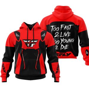 TOO FAST TO LIVE TOO YOUNG TO DIE - FLY RACING - RED