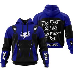 TOO FAST TO LIVE TOO YOUNG TO DIE - FOX RACING - NAVY