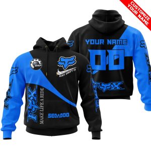 MAKE LIFE A RIDE JUST SEND IT - SEA DOO - BLUE