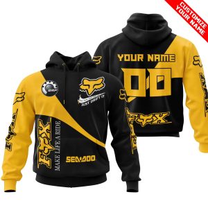 MAKE LIFE A RIDE JUST SEND IT - SEA DOO - YELLOW