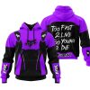 TOO FAST TO LIVE TOO YOUNG TO DIE - FOX RACING - PURPLE