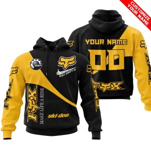 MAKE LIFE A RIDE JUST SEND IT - SKI DOO - YELLOW