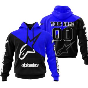PREMIUM GIFT - CUSTOM NAME - ALPINESTARS - BLUE