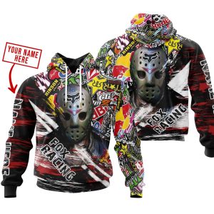 JASON VOORHEES FOX RACING | HOODIE & JERSEY | KID-YOUTH & ADULT