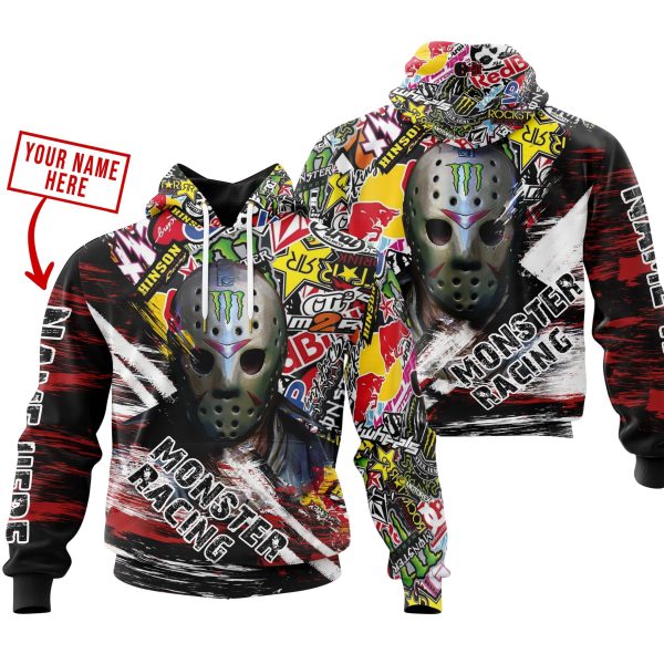 JASON VOORHEES MONSTER RACING | HOODIE & JERSEY | KID-YOUTH & ADULT