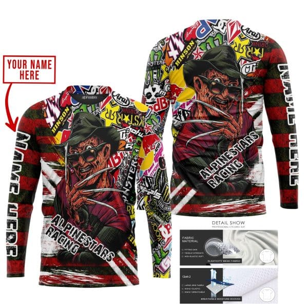FREDDY KRUEGER ALPINESTARS RACING | HOODIE & JERSEY | KID-YOUTH & ADULT - Image 2
