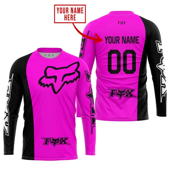 PREMIUM MX - CUSTOM NAME - FOX RACING - PINK - Image 2