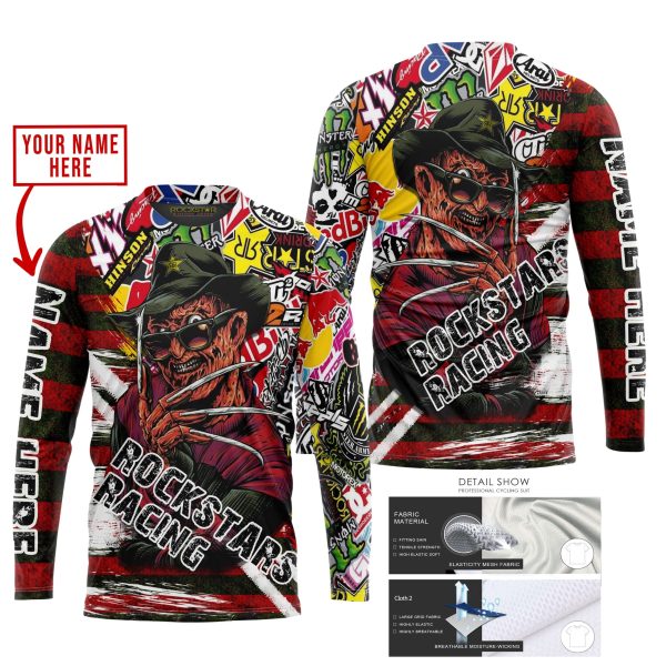 FREDDY KRUEGER ROCKSTARS RACING | HOODIE & JERSEY | KID-YOUTH & ADULT - Image 2