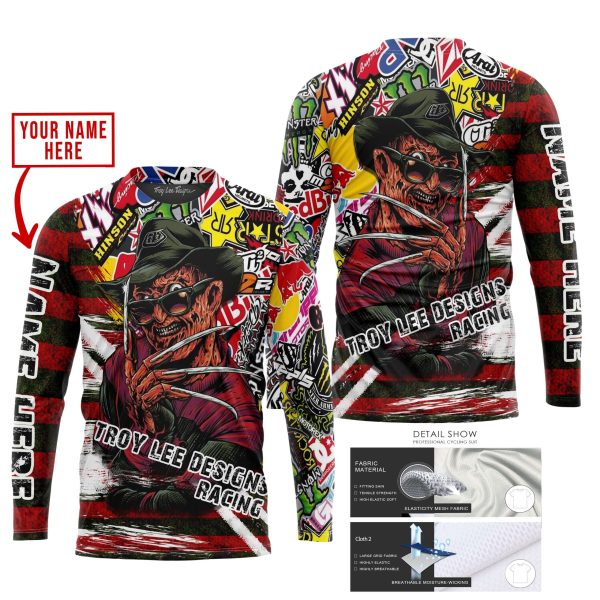 FREDDY KRUEGER TROY LEE DESIGNS RACING | HOODIE & JERSEY | KID-YOUTH & ADULT - Image 2