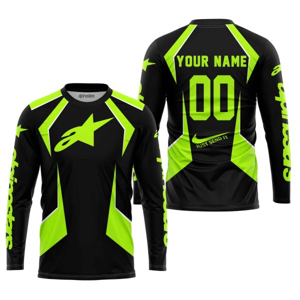 LIMITED EDITION - CUSTOM NAME ALPINESTARS - NEON - Image 2