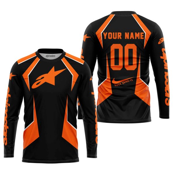 LIMITED EDITION - CUSTOM NAME ALPINESTARS - ORANGE - Image 2