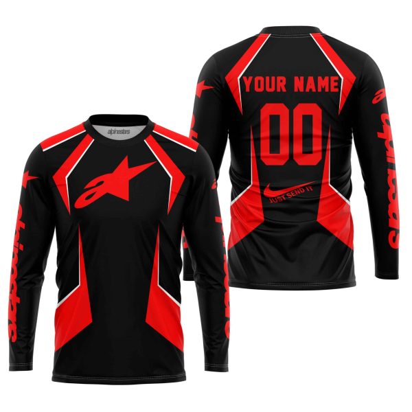LIMITED EDITION - CUSTOM NAME ALPINESTARS - RED - Image 2