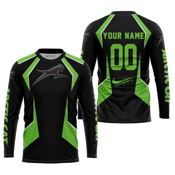 LIMITED EDITION - CUSTOM NAME ARCTIC CAT - GREEN - Image 2
