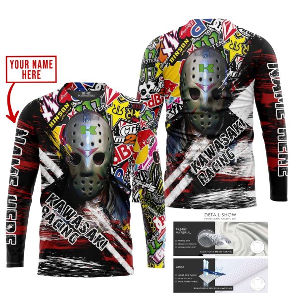 JASON VOORHEES KAWASAKI RACING | HOODIE & JERSEY | KID-YOUTH & ADULT - Image 2