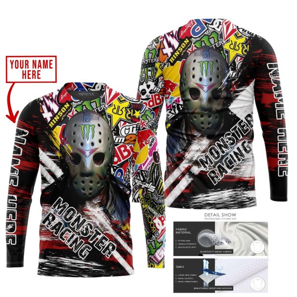JASON VOORHEES MONSTER RACING | HOODIE & JERSEY | KID-YOUTH & ADULT - Image 3