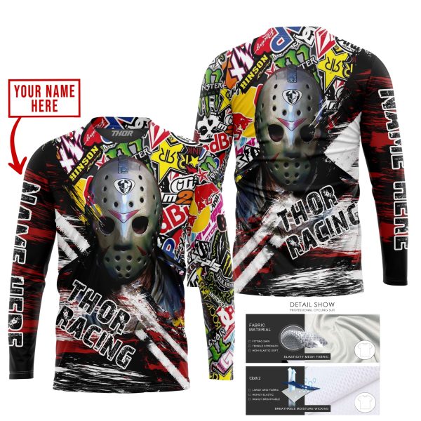 JASON VOORHEES THOR RACING | HOODIE & JERSEY | KID-YOUTH & ADULT - Image 2