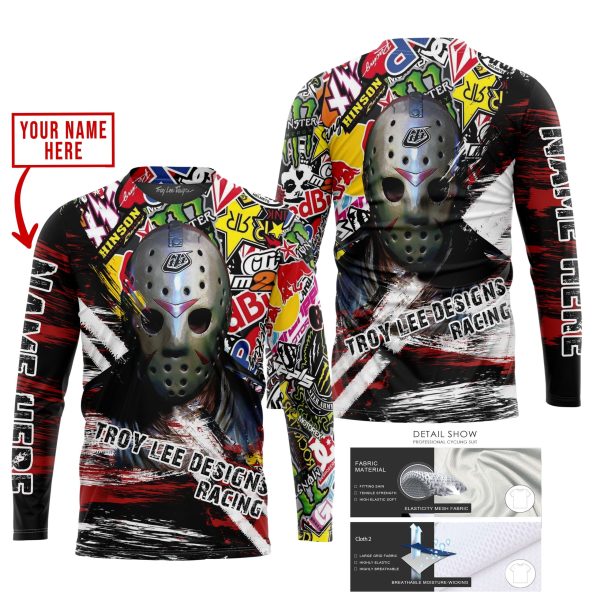 JASON VOORHEES TROY LEE DESIGNS RACING | HOODIE & JERSEY | KID-YOUTH & ADULT - Image 2